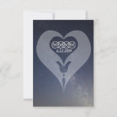 Twin Flame Save the Dates Date (Achterkant)