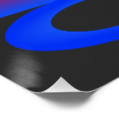 Twin Flame-symbool Perfect Poster (Hoek)