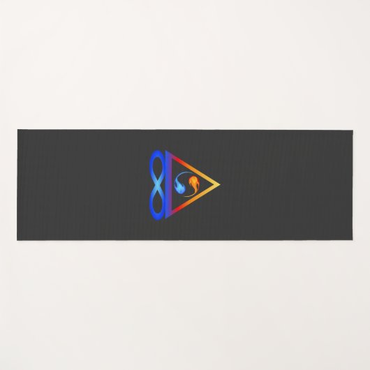 Twin Flame-symbool Yogamat (Voorkant (horizontaal))
