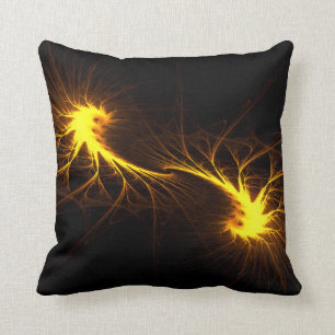 Twin Flames - Abstract fractal Soul Mate Art Pillo Kussen