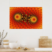 Twin Flames Poster (Keuken)