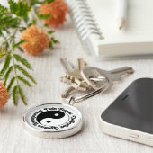 Twin Flames Quantum Entanglement Yin Yang Sleutelhanger (Zijkant)