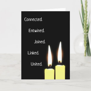 Twin Flames Soulmates-verbinding Feestdagen Kaart