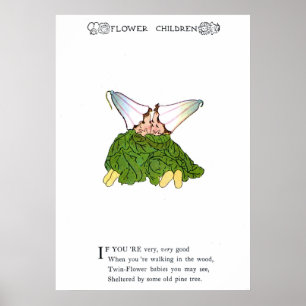 Twin Flower Poster
