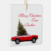 TWIN FRÈRE NOËL ORNEMENT ET SOUHAITS (Droite)