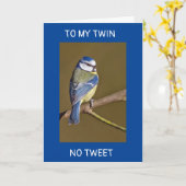 *TWIN* GEEN TWEE VOOR U-EEN ECHTE KAART ZAL HET DO (Gele Bloem)