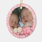 Twin Girls 1er ornement de Noël (Gauche)