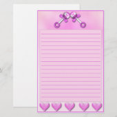 Twin Girls Briefpapier (Voorkant / Achterkant)