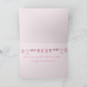 Twin Girls Gefeliciteerd Kaart (Binnen)