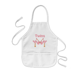 Twin Girls Kinder Schort