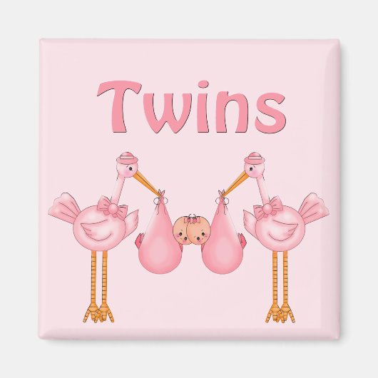 Twin Girls Magneet (Voorkant)