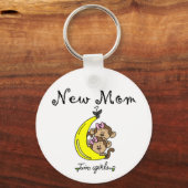 Twin Girls New Mam T-shirts en cadeautjes Sleutelhanger (Voorkant)