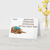 TWIN-HAD PLEZIER MET HET VIEREN VAN ONZE VERJAARDA KAART (Gele Bloem)