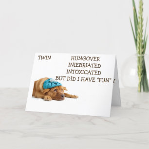 TWIN-HAD PLEZIER MET HET VIEREN VAN ONZE VERJAARDA KAART