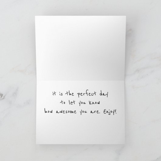 TWIN-HAPPY *50E VERJAARDAG** TWIN'S VERJAARDAG Kaa Kaart (Binnen)