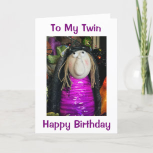 TWIN-HAPPY VERJAARDAG IK HOU VAN JE KAART