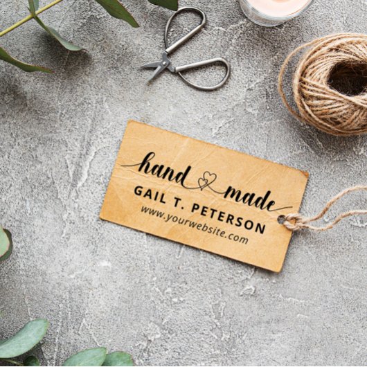 Twin Hearts Handgemaakt Rubberstempel