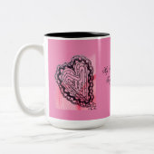 Twin Hearts Mug romantique (Gauche)