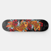 Twin koi skateboard (Horizontaal)