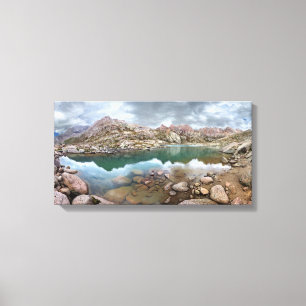 Twin Lakes - het bekken van Chicago - Colorado Canvas Afdruk
