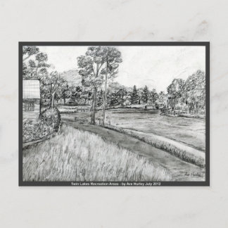 Twin Lakes Recreation Areas ~ NoWest Pennsylvania Briefkaart