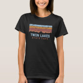 Twin Lakes State Park Michigan Retro Cool T-shirt (Voorkant)