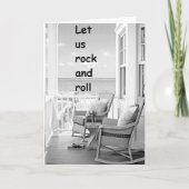 TWIN-LET ONS ROCK/ROLL OP UW VERJAARDAG KAART (Voorkant)