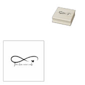 Twin Love Never Ends  Rubberstempel (Gestempeld)