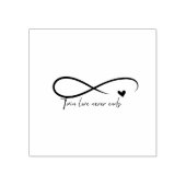 Twin Love Never Ends  Rubberstempel (Afrduk)