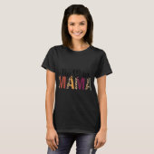 Twin Mama Mothers Day Squared Mommy Leopard New Mo T-shirt (Voorkant volledig)