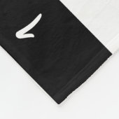 Twin Milestone moderne genderneutrale groeikaart Fleece Deken (Hoek)