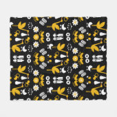 Twin non-gender stalkbevalling fleece deken (Voorkant (Horizontaal))