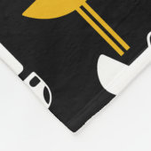 Twin non-gender stalkbevalling fleece deken (Hoek)