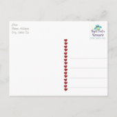 Twin Owls Boy & Girl Merci Carte postale (Dos)