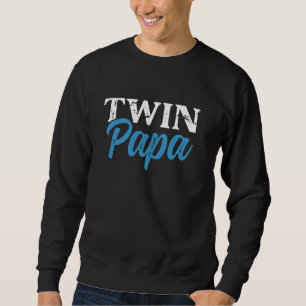 Twin papa vader van twee vader van een tweeling trui