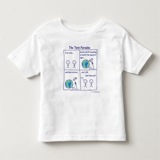 Twin Paradox Kinder Shirts (Voorkant)