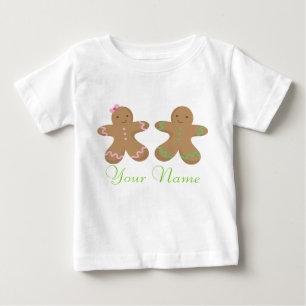 Twin Personalized Gingerbrood Cookie Baby