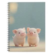 Twin Piggies Joy Notitieboek