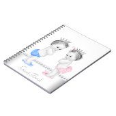 Twin Prince et Princess Baby shower Livre d'invité (Côté gauche)