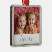 Twin Sisters Foto Ornament (Rechts)