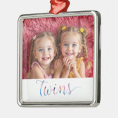 Twin Sisters Foto Ornament (Links)