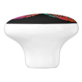 Twin Tiki Sculpture Thunder_Cove Keramische Knop (Zijkant)