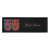 Twin Tiki Sculpture Thunder_Cove Naambadge (Voorkant)