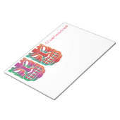 Twin Tiki Sculpture Thunder_Cove Notitieblok (Schuin)