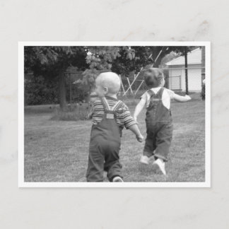 Twin Toddlers bij Play Briefkaart