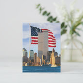 Twin Tower America Briefkaart (Staand voorkant)