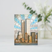 Twin Towers 1995 Briefkaart (Staand voorkant)