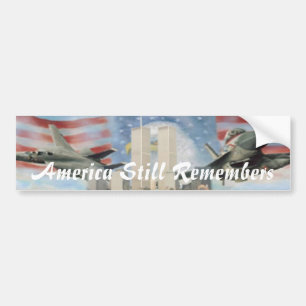Twin Towers 9/11 Herdenking Bumpersticker