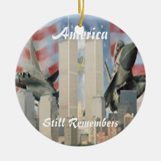 Twin Towers 9/11 Herdenking Ornament (Voorkant)