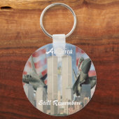 Twin Towers 9/11 Herdenking Sleutelhanger (Voorkant)